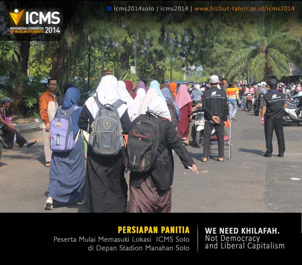 kedatangan peserta, pelajar dn mahasiswa dari berbagai kampus dn pergerakan #icms2014 #GerakanMahasiswa #SoloMembara
