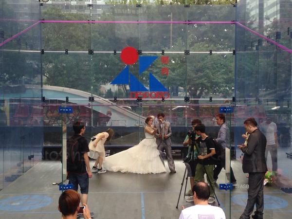 SquashStars's tweet photo. โ@JaymieHaycocks: Happiest day of their lives. #strokeaway http://t.co/7gM3bfDkjyโ Squash-ed in love?
