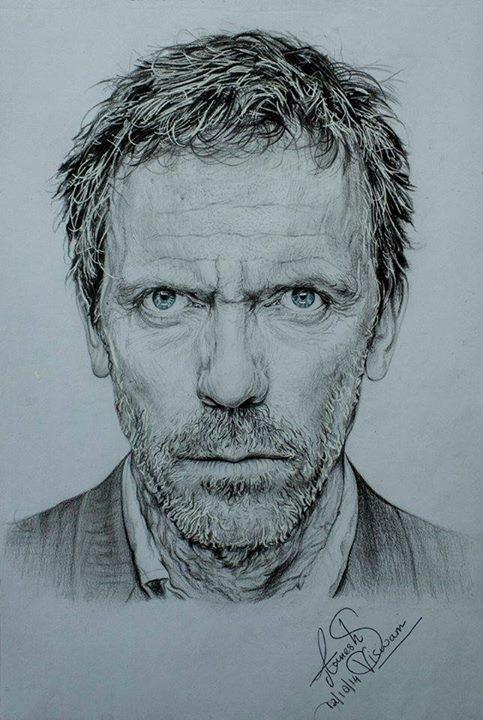 TheGogoSan's tweet photo. Orgasmic!! @hughlaurie You should see this!!#RameshViswam#HouseArt#HughLaurie#HouseFan http://t.co/yBLuRXzdTR