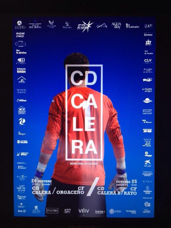 sergioaleman83's tweet photo. Hoy a las 17:00 en Calera
Partido de fútbol
CD CALERA-Orgaceño CF
No te lo pierdas el equipo te espera
Gracias http://t.co/vmfWM2e1Mi