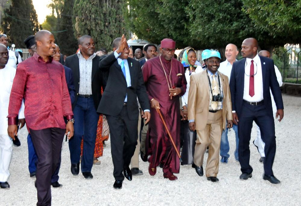 Ayo Oritsejafor with Goodluck jonathan in Israel for pilgrimage