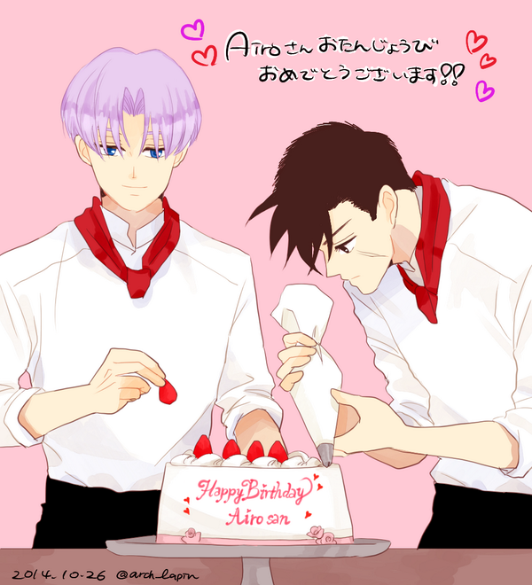Airo(@airo_pgtg_kh )さんもしやお誕生日…?おめでとうございます!!いつも可愛い未来師弟小説で萌えさせていただいてます、ありがとうございます!素敵な一年になりますよう…♡♡ 