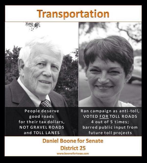 TxBats's tweet photo. @BooneForTexas is the only pro public Ed &amp; anti-toll road candidate for TX #sd25 http://t.co/hnXQuT2VJ4