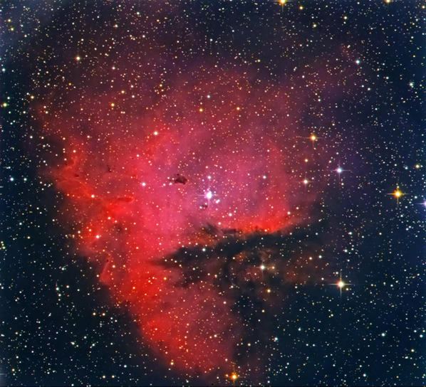 hackthedot's tweet image. NGC 281. A “Pac Man” in Cassiopeia. hackthedot.com/index.php/log/…