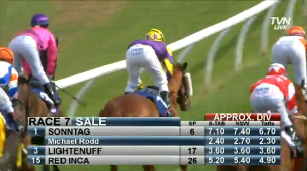 Racing tweet picture