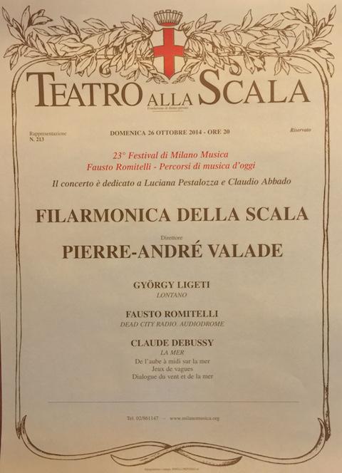 pierreandrev's tweet photo. Milano stasera,
Live broadcast on RAI Radio 3
En direct sur RAI Radio 3 http://t.co/cRaUC0pf0o
