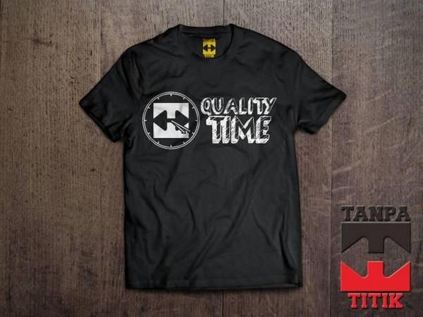 PlesFunnyStore's tweet photo. Kaos Quality Time Bahan baju combed30s Size M dan L add pin 3268F123 http://t.co/QUtsmCvEq9