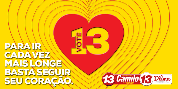 Camilo13Gov's tweet photo. É 13 pro Ceará seguir avançando. É 13 pro Brasil seguir mudando! É Camilo, é Dilma! É povo brasileiro feliz. http://t.co/pCrkT7gHRz