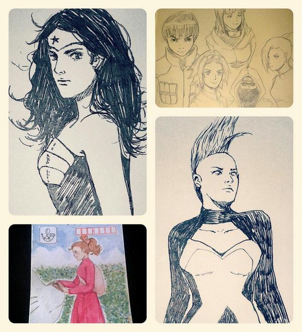 Some recent drawings 