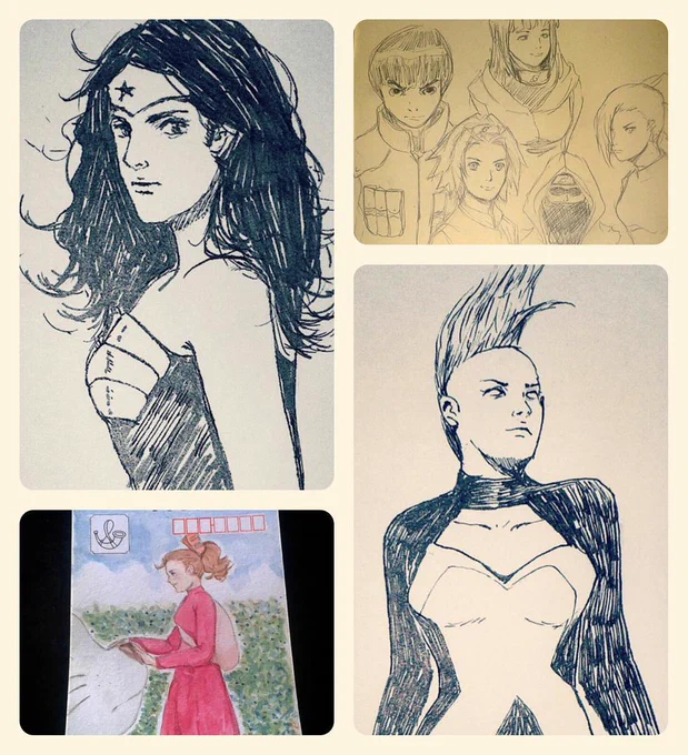 Some recent drawings 