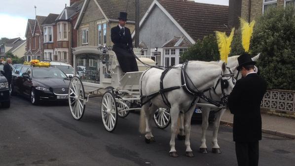 laughnessmonsta's tweet photo. Lockey's final ride... http://t.co/kANQrNCek8