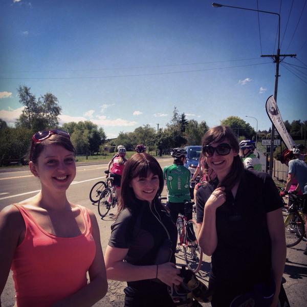 sophluther's tweet photo. Last Sunday these 3 beauties rode further than they ever have. Go girls! #teamARL @VirtualEyeTV #cycleworldwomen http://t.co/PLD3S6kChI