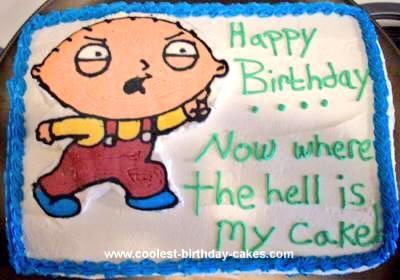    Happy Birthday to Seth MacFarlane. Time for cake!!!! 
