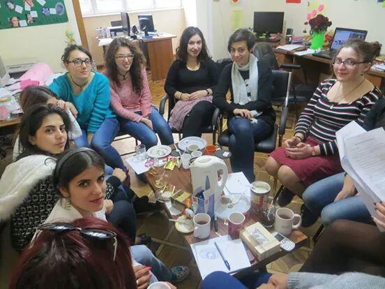 WIB_Armenia's tweet photo. Discussing our statute #WIB #Armenia #peace #peacenotwar #womenforpeace http://t.co/oeHNjpTSmD
