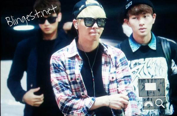 141026 Incheon Airport Fighting boy