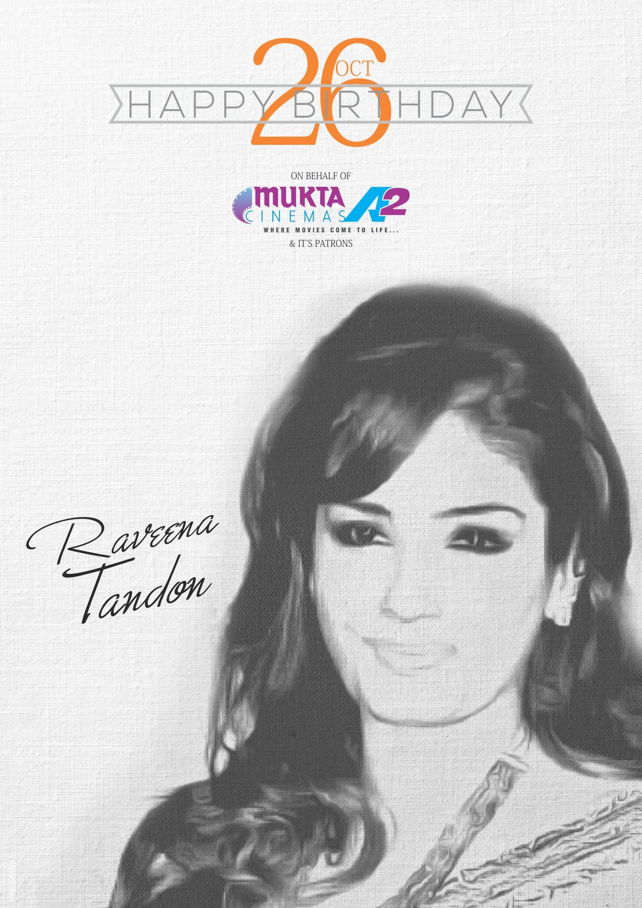 We wish the gorgeous Raveena Tandon a joyous Happy Birthday! 
