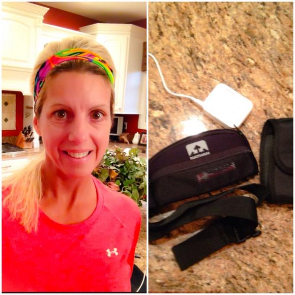 slc_tex's tweet photo. In exactly 1 week...so today I will practice wearing my #boulderband &amp; charging my ph on the run #tcsnycmarathon http://t.co/d7b9iGfJeG