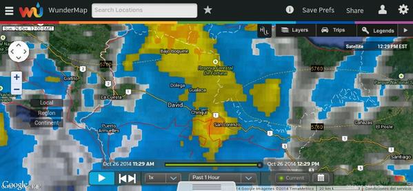 RetenChiriqui's tweet image. .@crpbaru67: 26/10/2014-12:30pm Imagen Satelital Infrarroja #Chiriquí #Panamá #WunderMap @RetenChiriqui @BCBRP