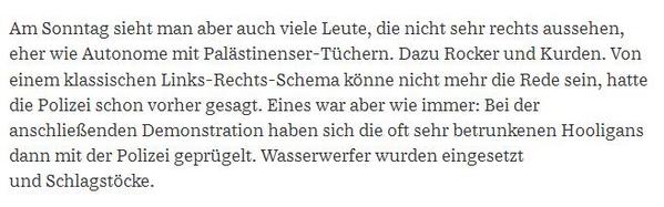 fluxusx's tweet photo. "viele Leute, die nicht sehr rechts aussehen, eher wie Autonome mit Palästinenser-Tüchern" War SZ 10 J. verreist? m( http://t.co/hJPm5K52a7