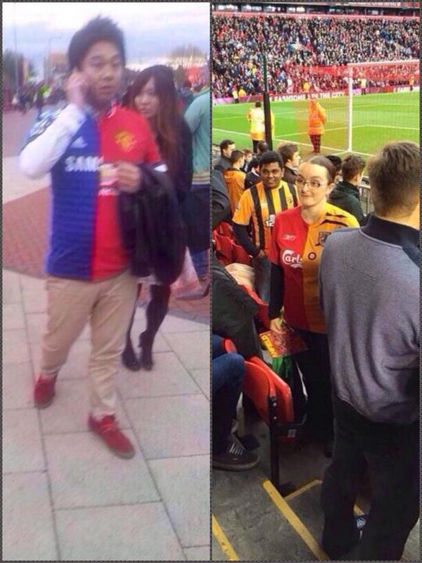 HullCityChants's tweet image. I know its been said before but these fuckers are a disgrace. #lifetimeban #footballforrealfans #NoToHalfAndHalf http://t.co/1IH6GpoPRz"