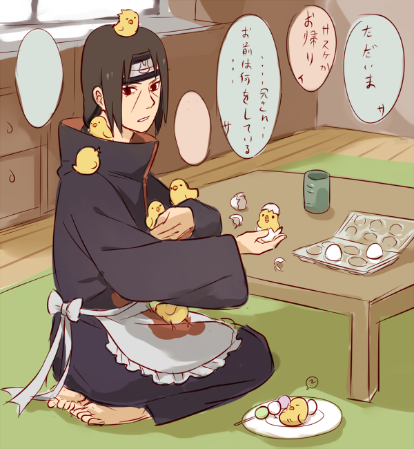#RTされた数だけひよこ乗っけたナルトキャラを描く 
兄さんかわいいww 