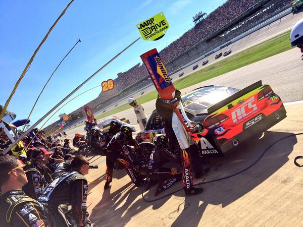 SunocoRacing's tweet photo. It's almost time for our Q&A with @JeffGordonWeb's fuel man, @TravisGordon24! Send your questions now using #MBTFC! http://t.co/wYwAV7vPr8