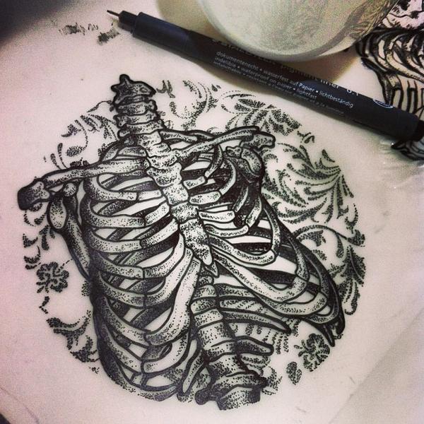 More ribs! Fell out with my last boney floral attempt.