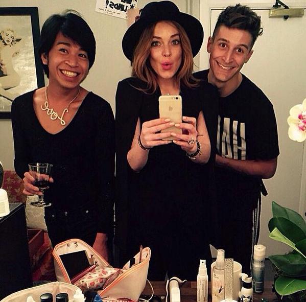 LohanItaly's tweet image. #LindsayLohan and friends. w/ @NicoBocale xx