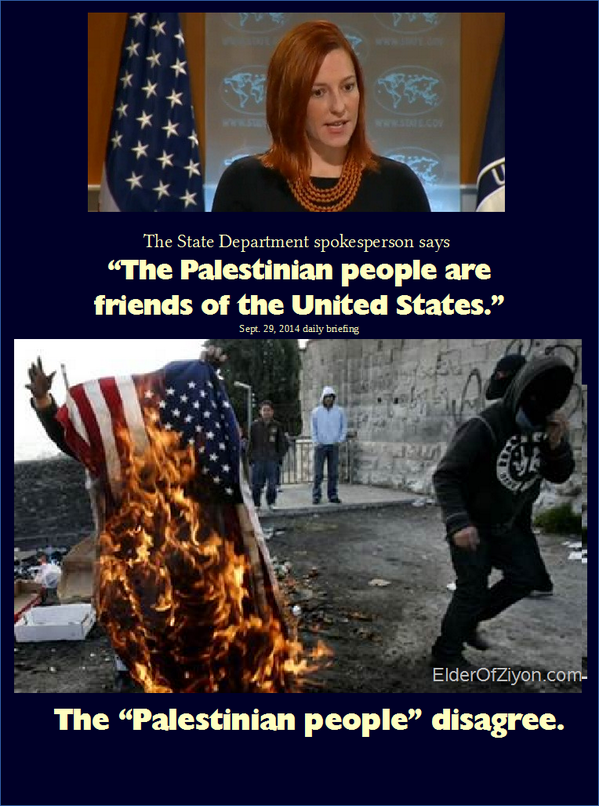 elderofziyon's tweet photo. A slight disagreement between the US @StateDept and Palestinian Arabs http://t.co/W0s2gaUbTa http://t.co/DGs8h9EfFM