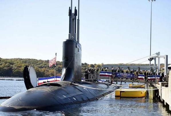 malbertnews's tweet image. The @USNavy's newest sub, USS North Dakota, joins fleet, @AP rpts: ift.tt/1uZhZD4