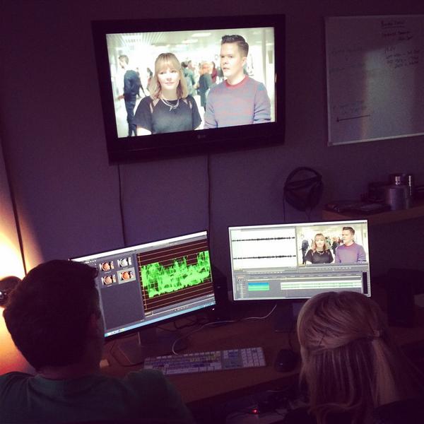 End_of_Play's tweet photo. We're with @thepremiereguy editing #TheScienceofPlay film! It's great to be able to look back on the night! http://t.co/kAaAOzNCQp