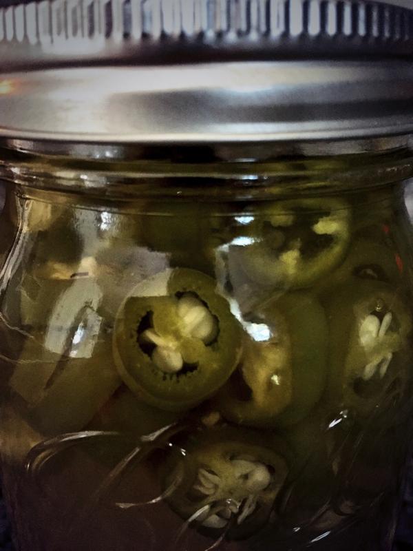 mykalmphoto's tweet photo. Pickled my first batch of jalapenos today and they're pretty delicious #pickledthings http://t.co/2Z8fMZbqXl