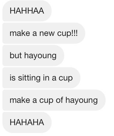 xjonghwa's tweet photo. When I said my cup of tea is gone. #thisbean http://t.co/u8I2JiqmRA