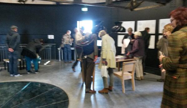 Volle bak vanmiddag tijdens de Pop-up in de De bovenkamer van Groningen. Al meer dan 250 enthousiaste bezoekers!