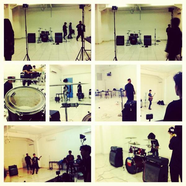 Ini loh aktifitas minggu kemarin saat pembuatan video klip