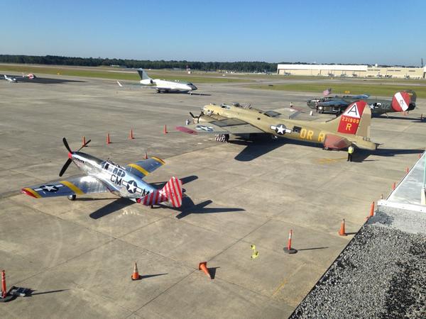 Last day to visit the Wings of Freedom Tour #P51 #B17 #B24 on display until 4:30pm. @collingsfdn <a href="/VisitSavannah/">Visit Savannah</a>