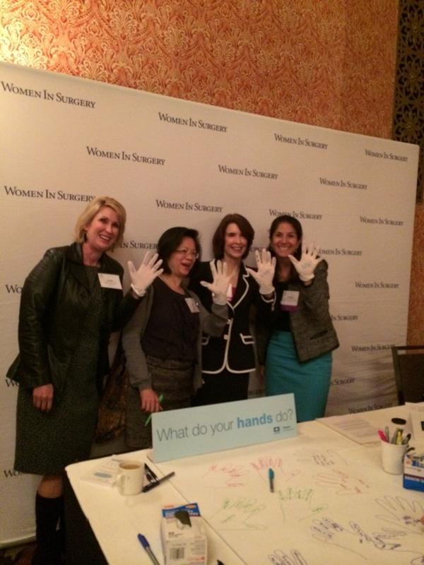 WomenSurgeons's tweet photo. What do you do with your hands? #AWS2014 #ACSCC14 #surgery http://t.co/Gi9tJQHpMM