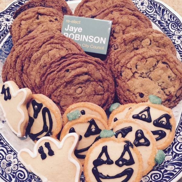 One of those cookies is not like the others! Enjoy your pumpkin carving party <a href="/RubyWow/">Ruby Wow</a>, they look tasty!
