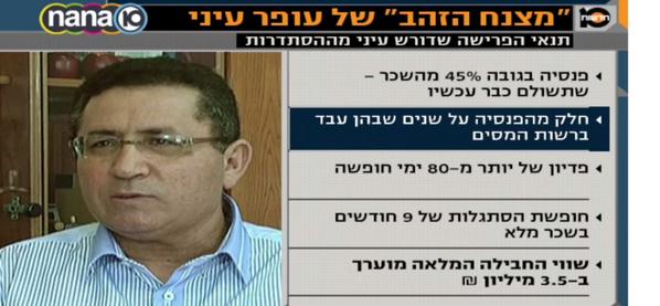 RotemShtarkman's tweet photo. רביב דרוקר (@RavivDrucker) בערוץ 10 על מנהיג הפועלים הישראלי:
עופר עיני דורש מההסתדרות 3.5 מיליון שקל (מצנח זהב) http://t.co/2gTJC182Ww