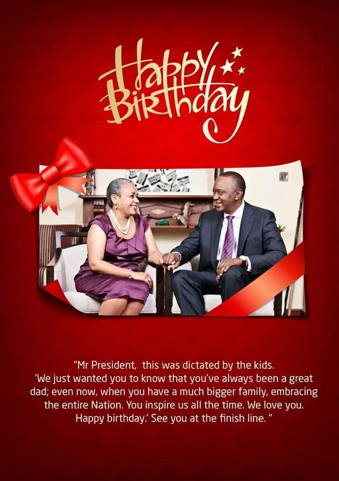 Womancare wishes the Kenyan President Uhuru Kenyatta a happy birthday 
