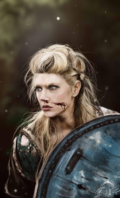 #Lagertha. painting! 