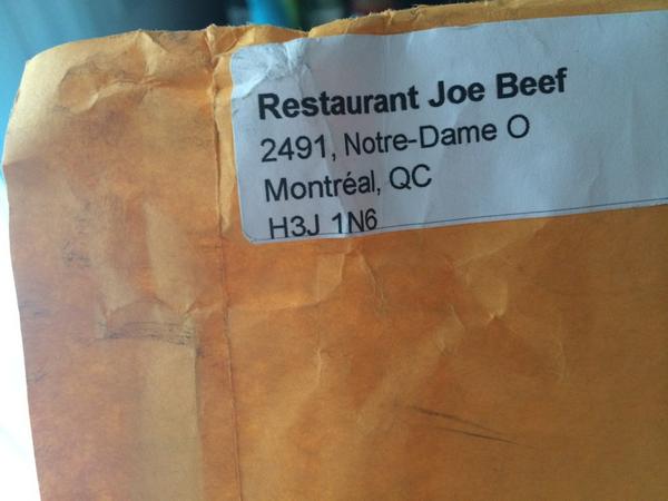 ...receiving my sweet <a href="/joebeef/">Joe__Manzo</a> t-shirts in the mail! Merci <a href="/pldallaire/">Pier-Luc Dallaire</a>. #LittleBurgundy #Oysters #Montreal #JoeBeef