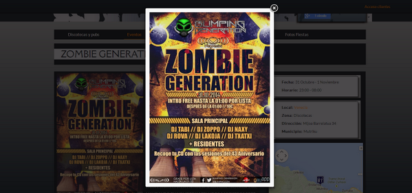 gauapp's tweet photo. #bumping Los #zombies atacan la sala #venecia este viernes! SORTEAMOS 3 entradas! RT y sigue! http://t.co/BX42bpX2Nj http://t.co/RVJpcKAV8O