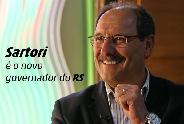 EmersonWendt's tweet photo. "@zerohora: #eleições2014
José Ivo Sartori é eleito o novo governador do RS:  http://t.co/OxE3wJM5cH http://t.co/yGWFYoqObX"