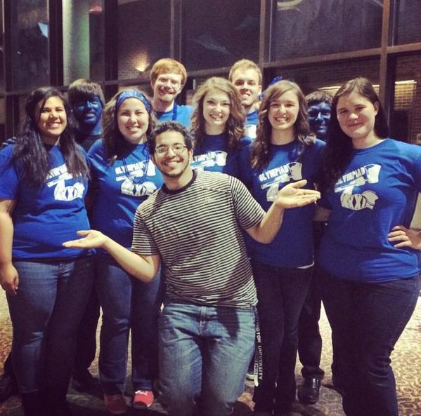 DORYatHU's tweet photo. Our amazing a cappella group&amp;their lovely arranger&amp; teacher Osvaldo. #BlueTangClan Thanks @hannah_taing for the pic http://t.co/iq0Uzs2bgK