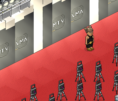 MsHabboFierce's tweet photo. I've popped on to attend the @HabboSIAgency VMA's can't wait to see my gurl @HabboYonce slay them all!! http://t.co/pSGm79z4AX