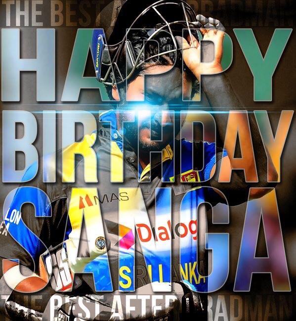  wishing you a Happy Birthday for our inspiration, living legend, Lord Of Cricket Mr Kumar Sangakkara   