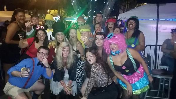 CWormer's tweet photo. Great Halloween party w FTL crew!Thanks 4 setting up @Kattap_tek &amp; congrats on the starts contest win #richardsimmons http://t.co/Gaqx4pxP9d