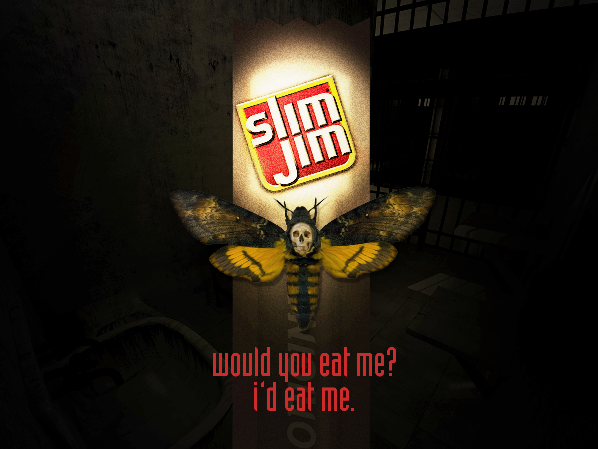 Slim jim eat me