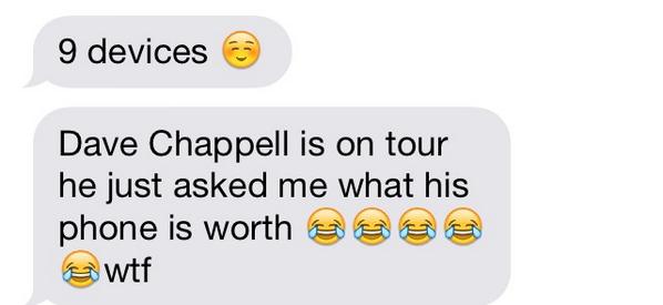 TechBankWI's tweet image. Text from Ant :) Dave Chappelle @ TechBank West Towne today @TechBankUSA @PangeaJewelers